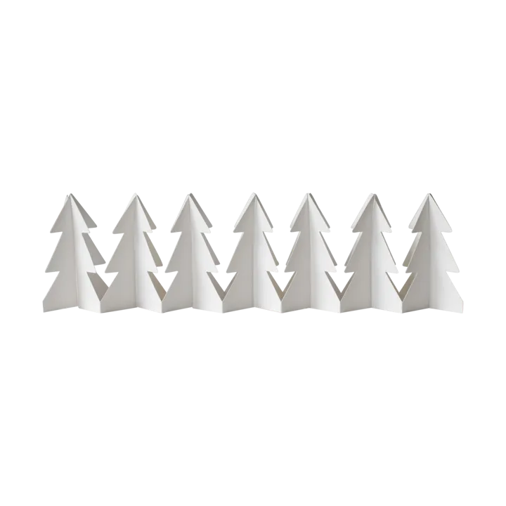 Décoration Tree in a row 60 cm - White, 7x60 cm - DBKD