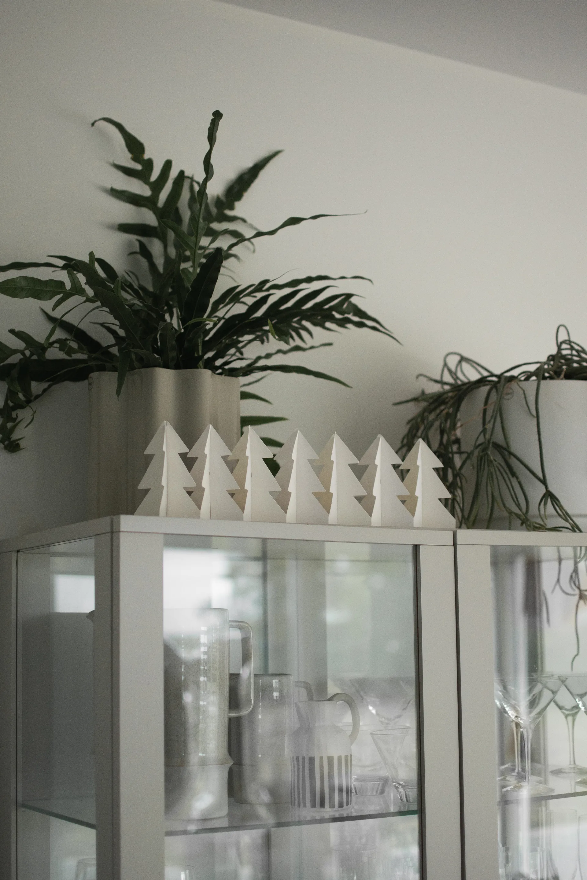 Décoration Tree in a row 60 cm, White DBKD