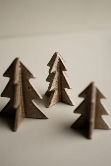 Décoration Winter tree - Beige, 8 cm - DBKD