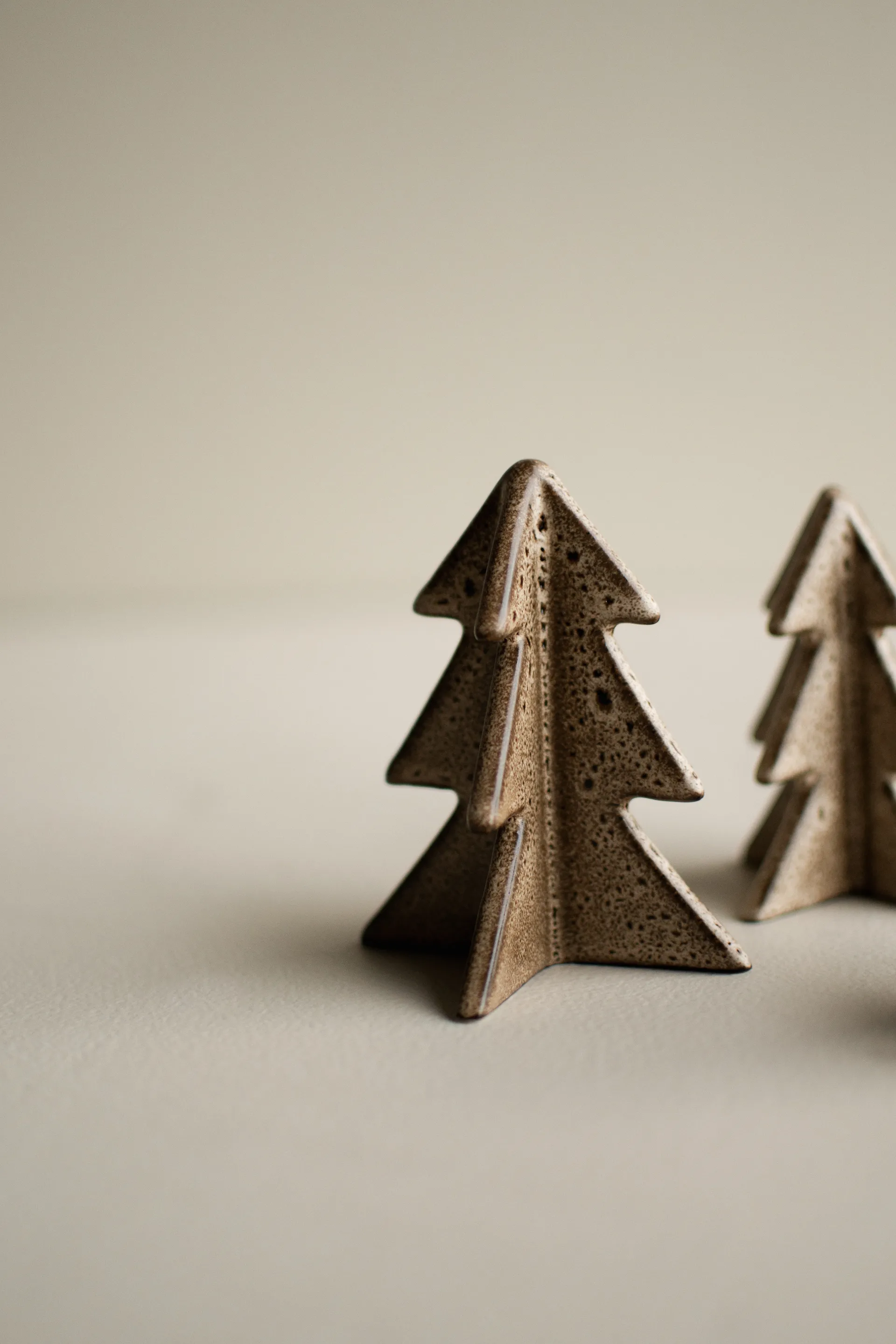 Décoration Winter tree, Beige, 9,5 cm DBKD