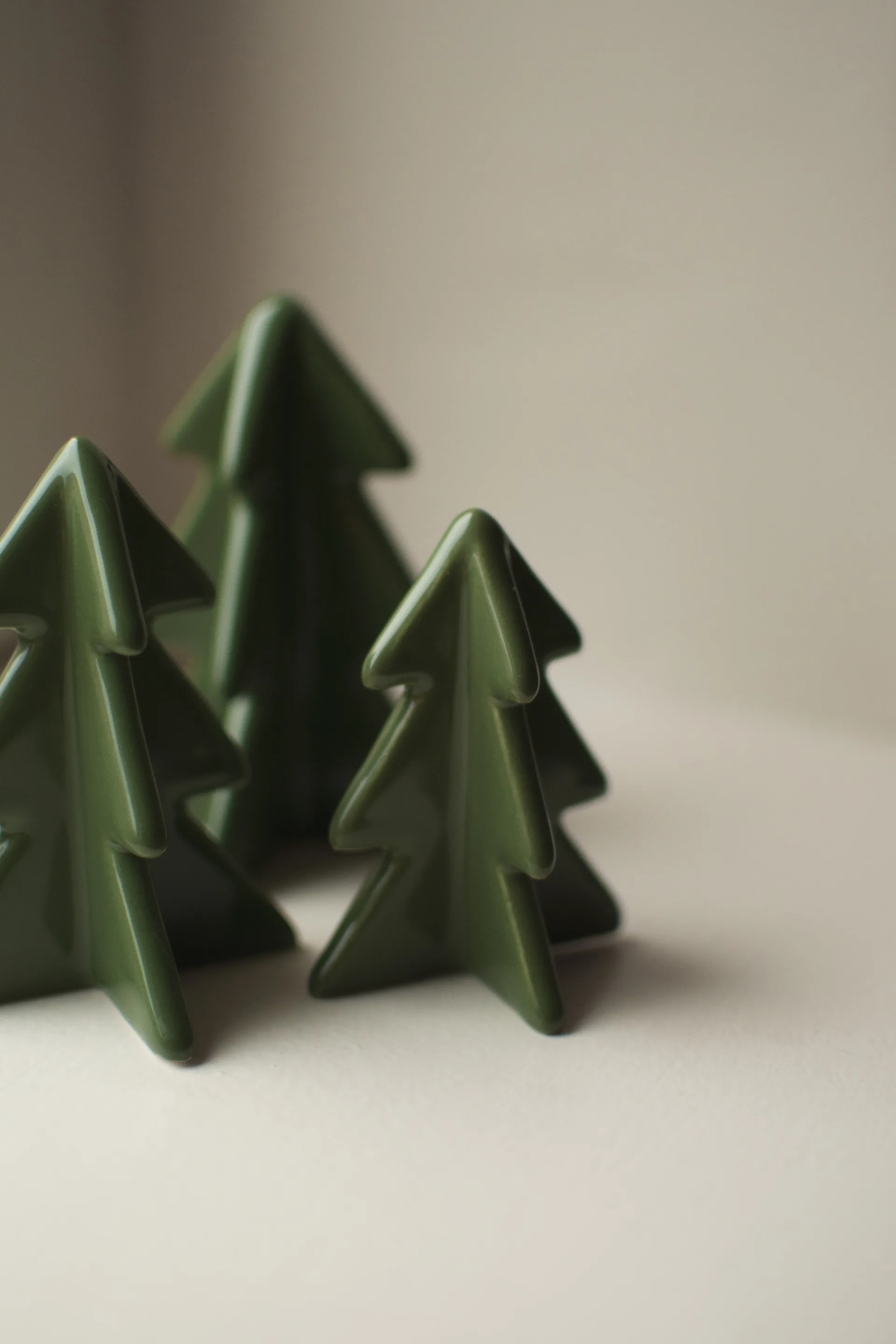 Décoration Winter tree, Green, 7 cm DBKD