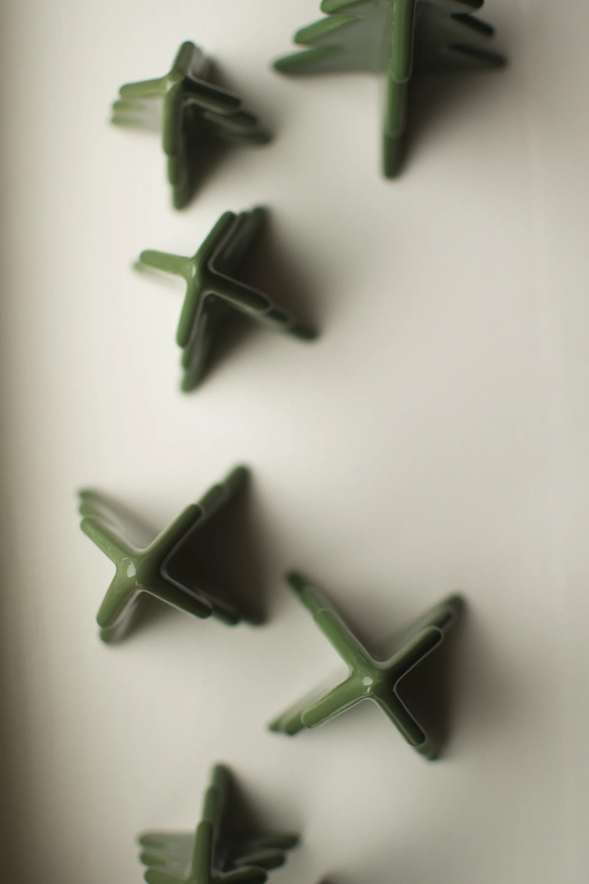 Décoration Winter tree, Green, 7 cm DBKD