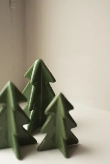 Décoration Winter tree - Green, 9,5 cm - DBKD