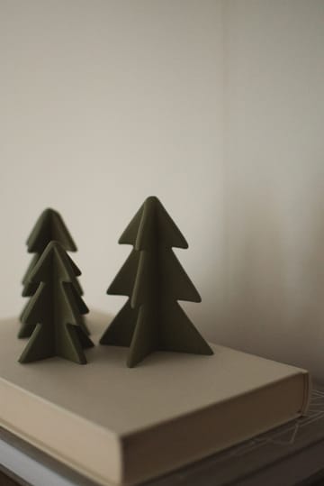 Décoration Winter tree - Green, 9,5 cm - DBKD