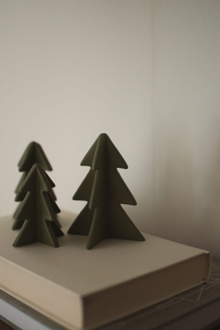 Décoration Winter tree, Green, 9,5 cm DBKD