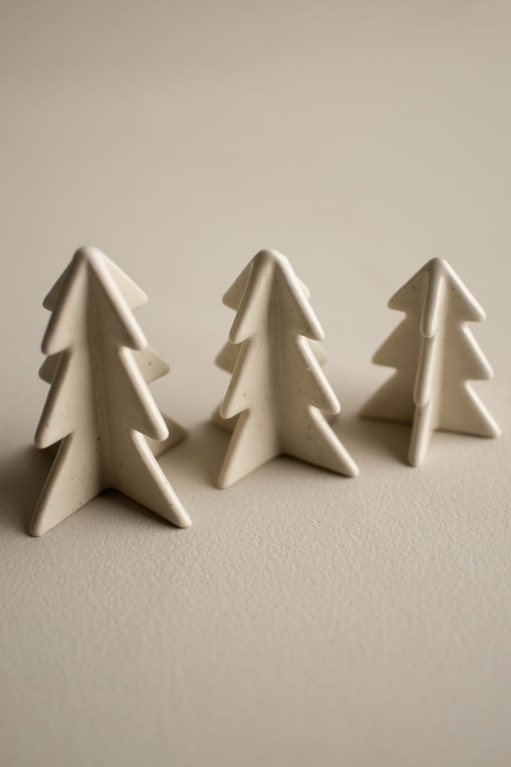 Décoration Winter tree, Vanilla, 8 cm DBKD