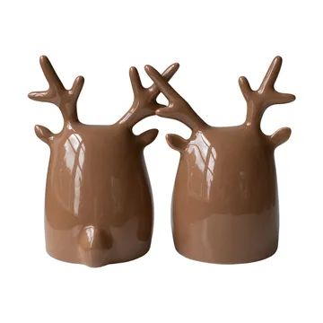 Deer twins 2 pièces - Shiny nougat - DBKD