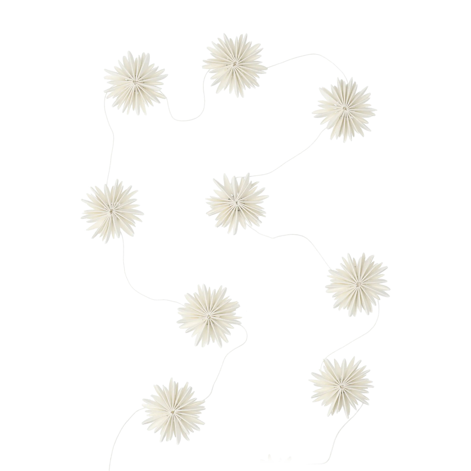 Guirlande Flakes, White  DBKD