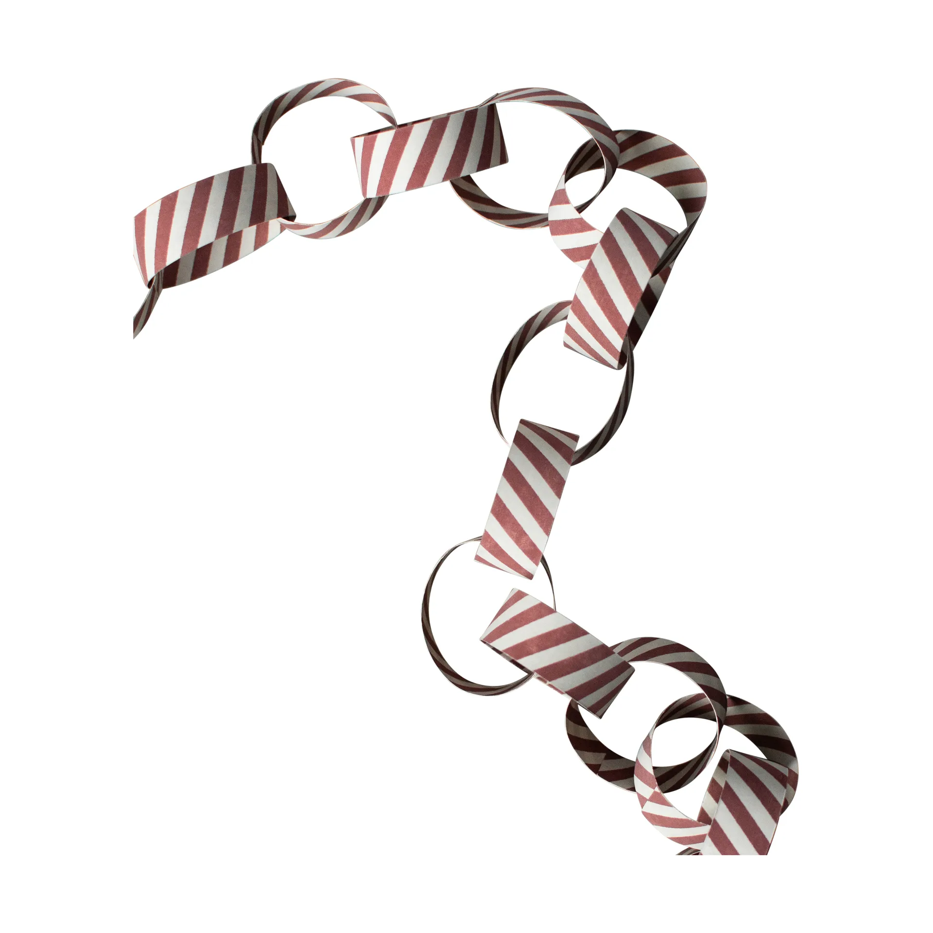Guirlande Garland rayée, Red-white DBKD