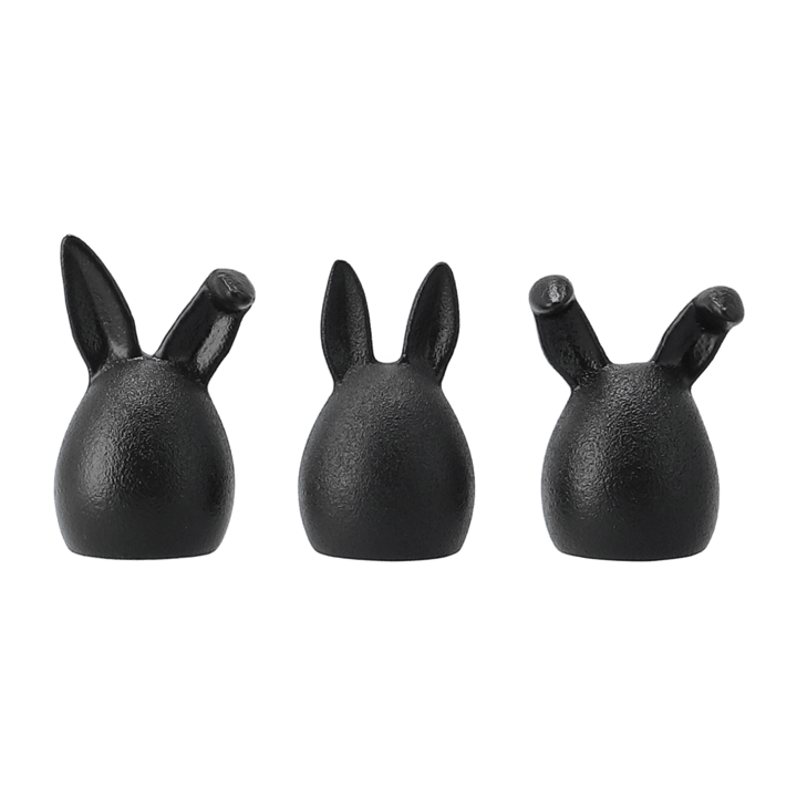 Lièvres de Pâques Triplets Lot de 3 - Cast iron - DBKD
