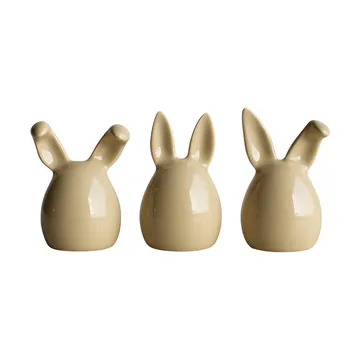 Lièvres de Pâques Triplets Lot de 3 - Shiny yellow - DBKD