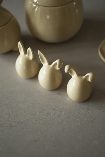 Lièvres de Pâques Triplets Lot de 3 - Shiny yellow - DBKD