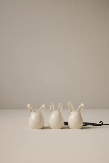 Lièvres de Pâques Triplets Lot de 3 - Vanilla - DBKD
