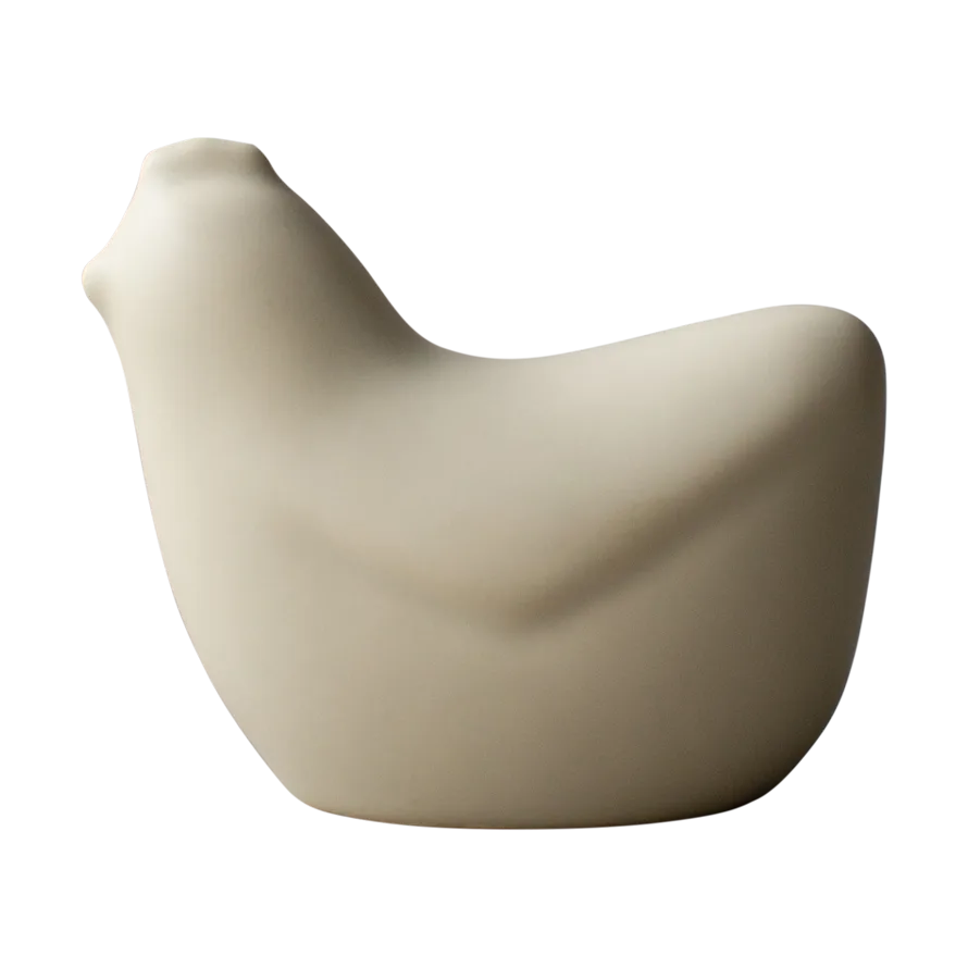 Mini poules 8 cm, Crème DBKD