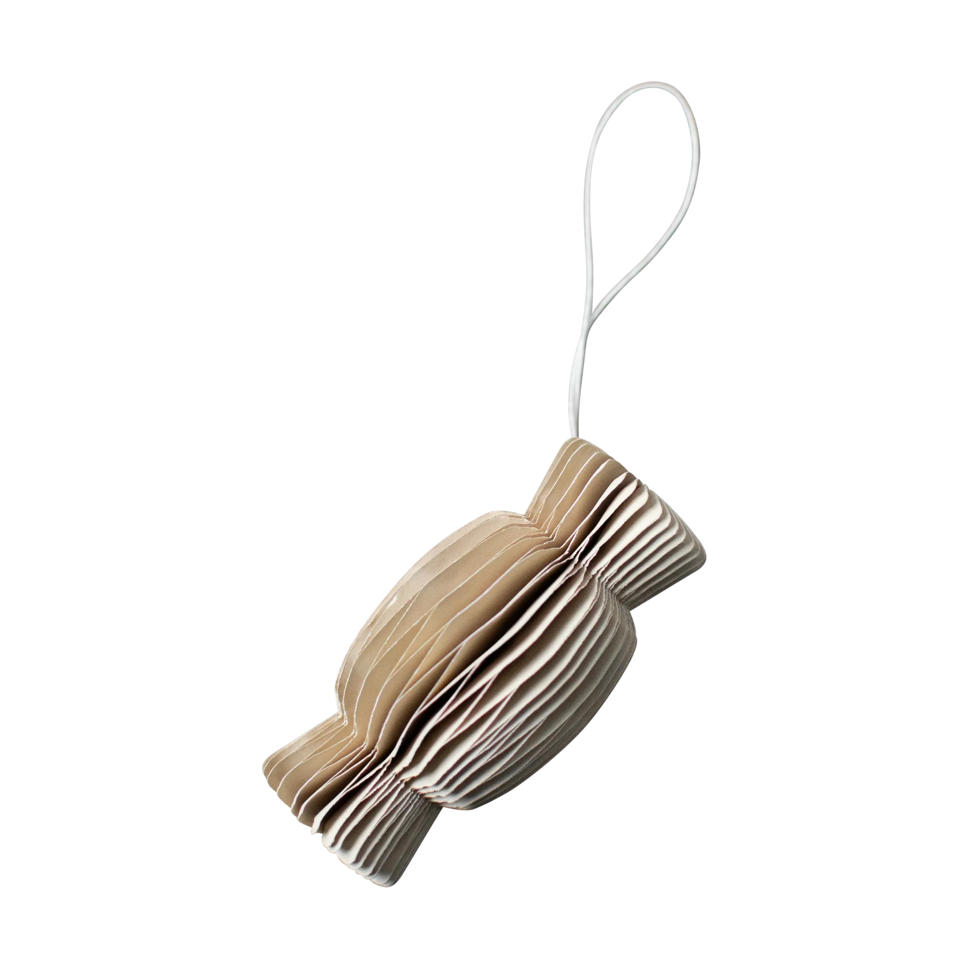 Ornement de Noël Paper Candy, Beige DBKD