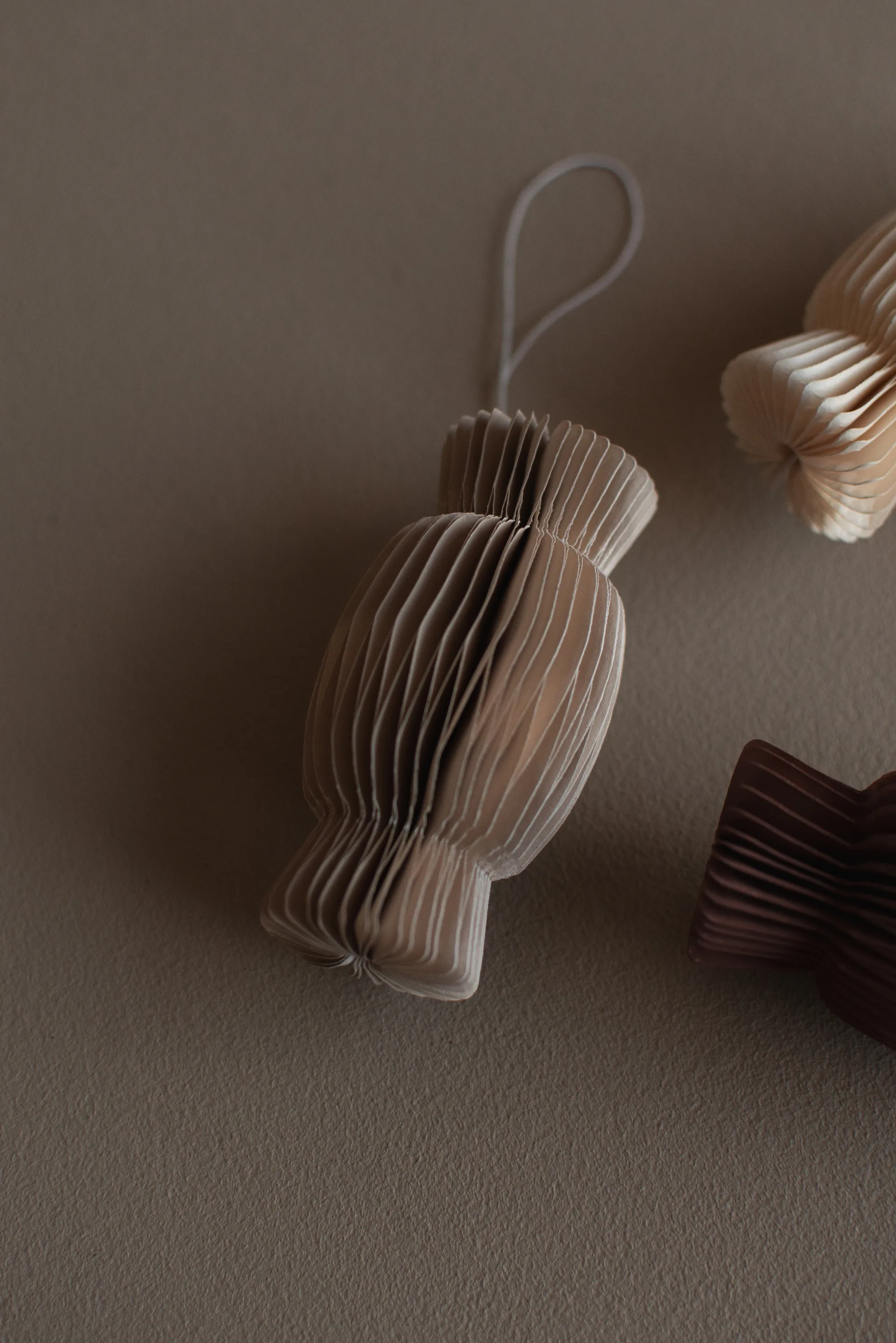 Ornement de Noël Paper Candy, Beige DBKD