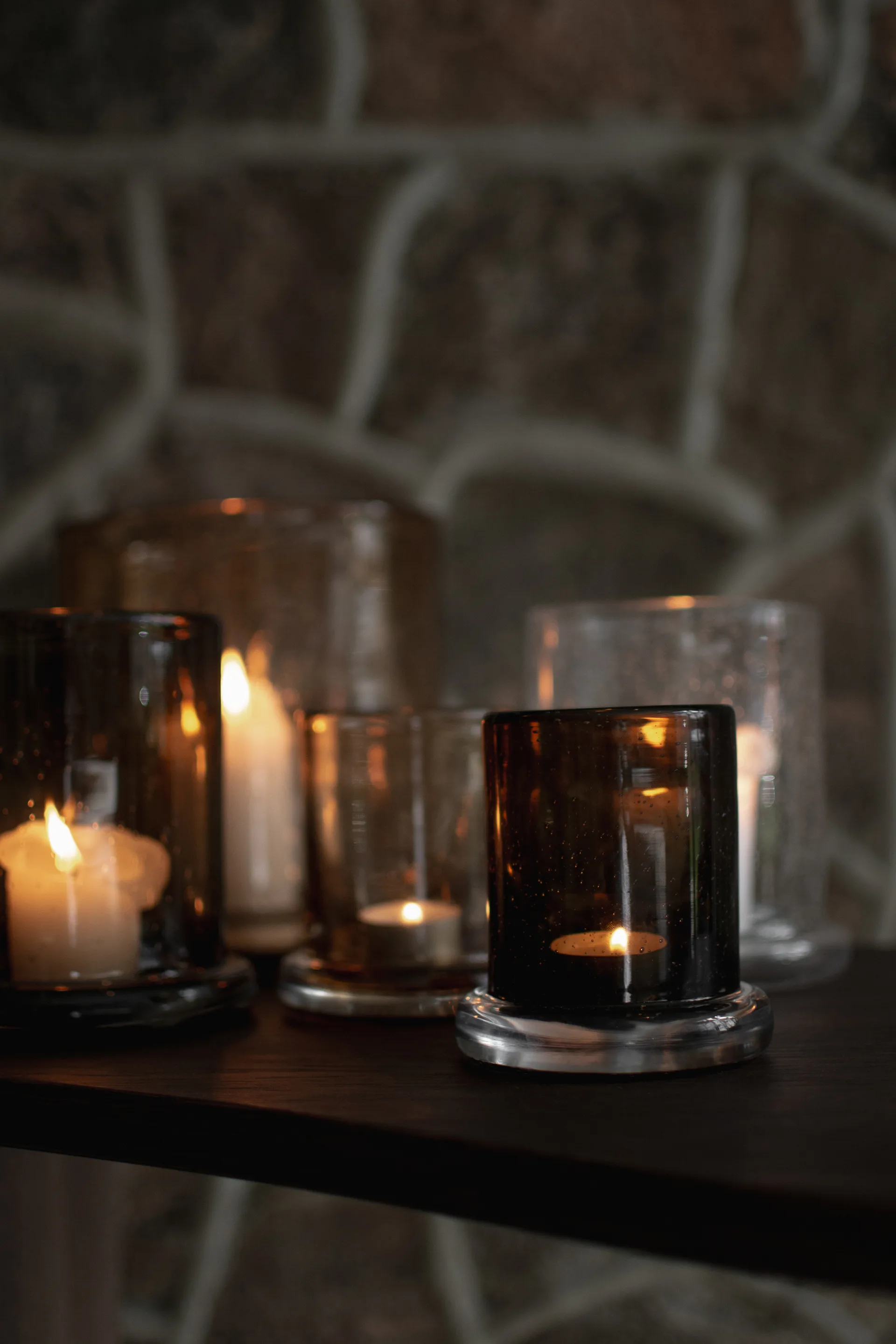 Photophore Bubble Ø10 cm, Brown DBKD