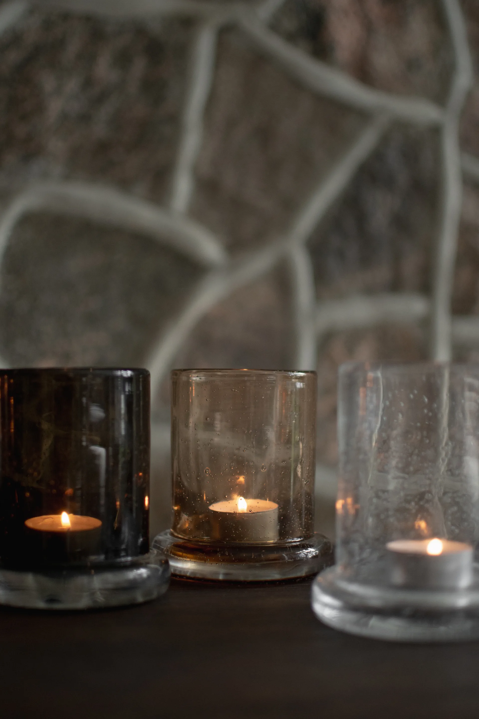 Photophore Bubble Ø10 cm, Brown DBKD