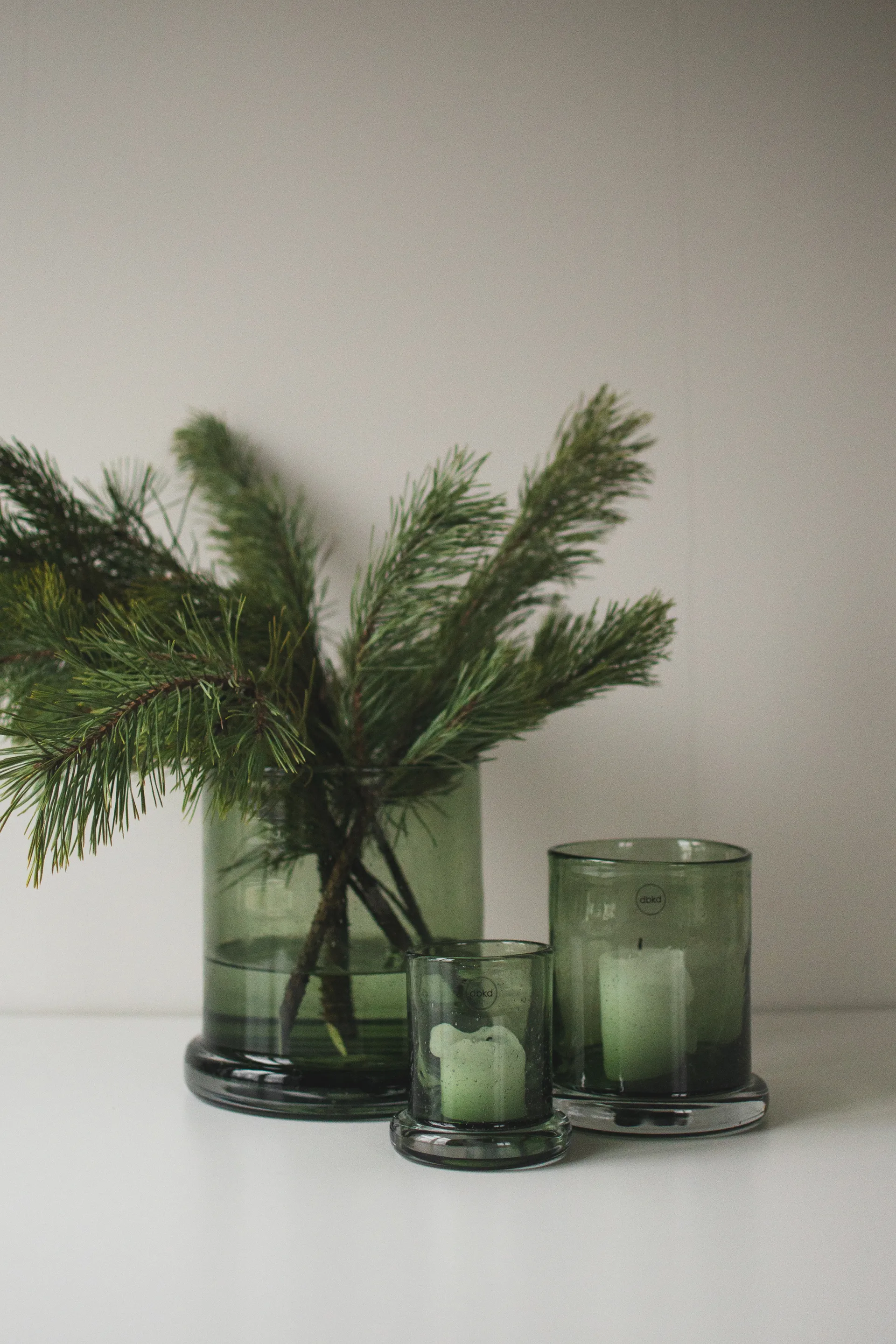 Photophore Bubble Ø14 cm, Green DBKD