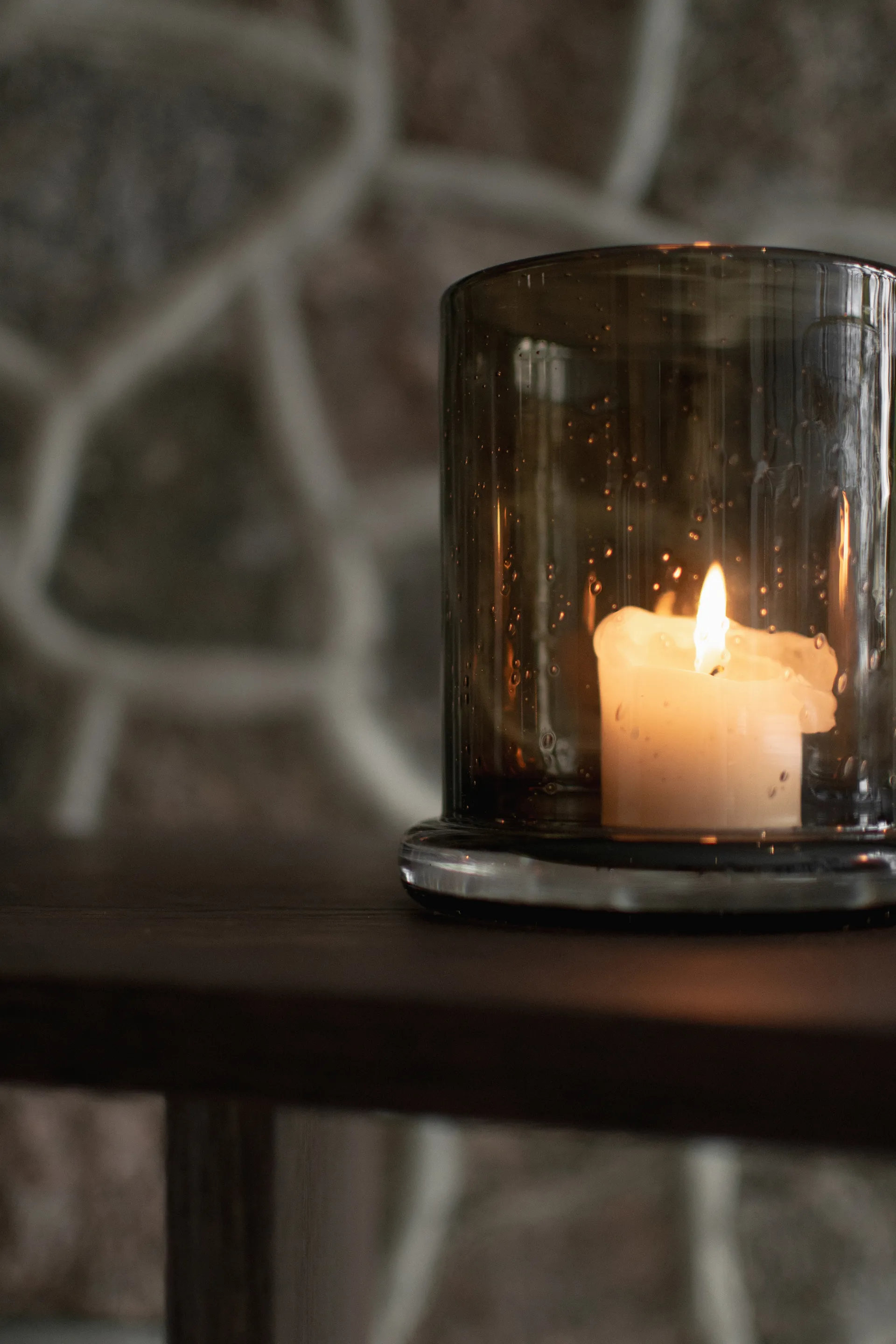 Photophore Bubble Ø20 cm, Brown DBKD