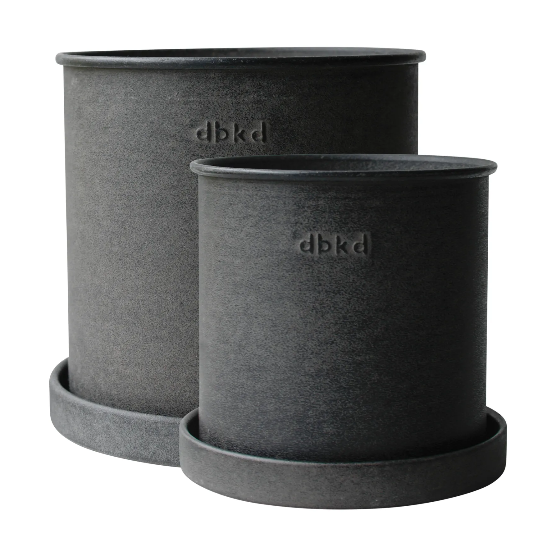 Plant Pot pot small lot de 2, Black DBKD