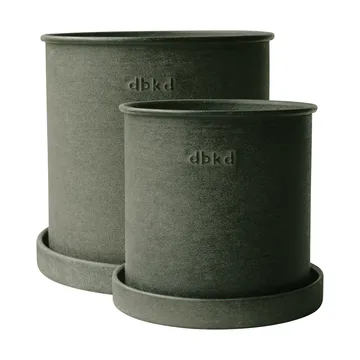 Plant Pot pot small lot de 2 - Green - DBKD