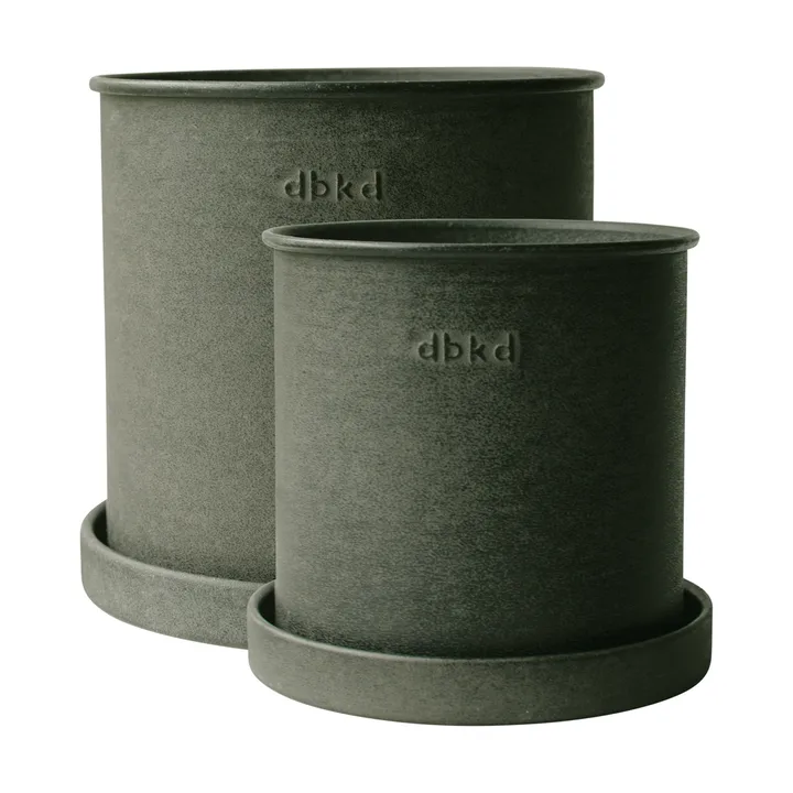 Plant Pot pot small lot de 2 - Green - DBKD