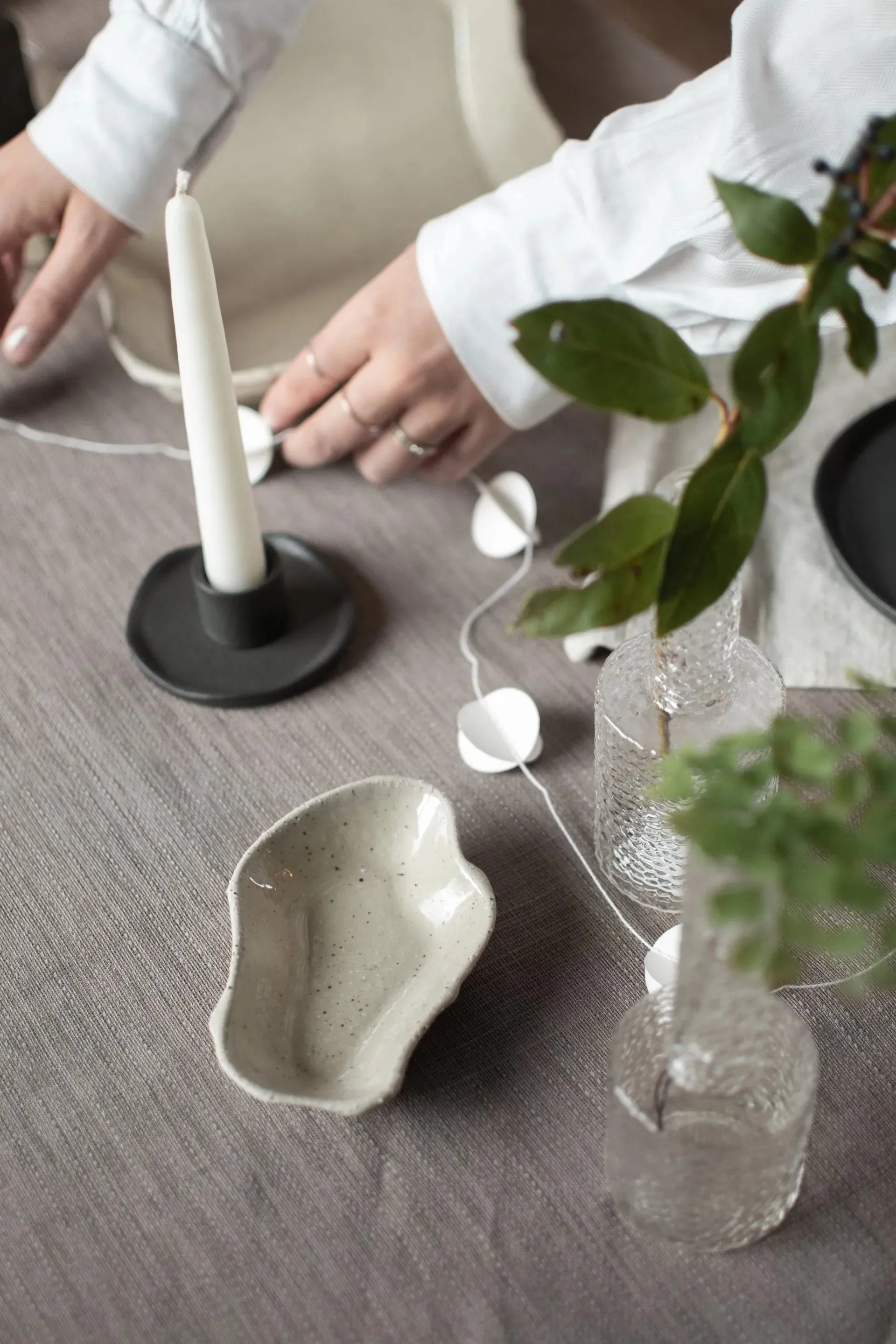 Plat Flow small 9x14 cm, Sand DBKD