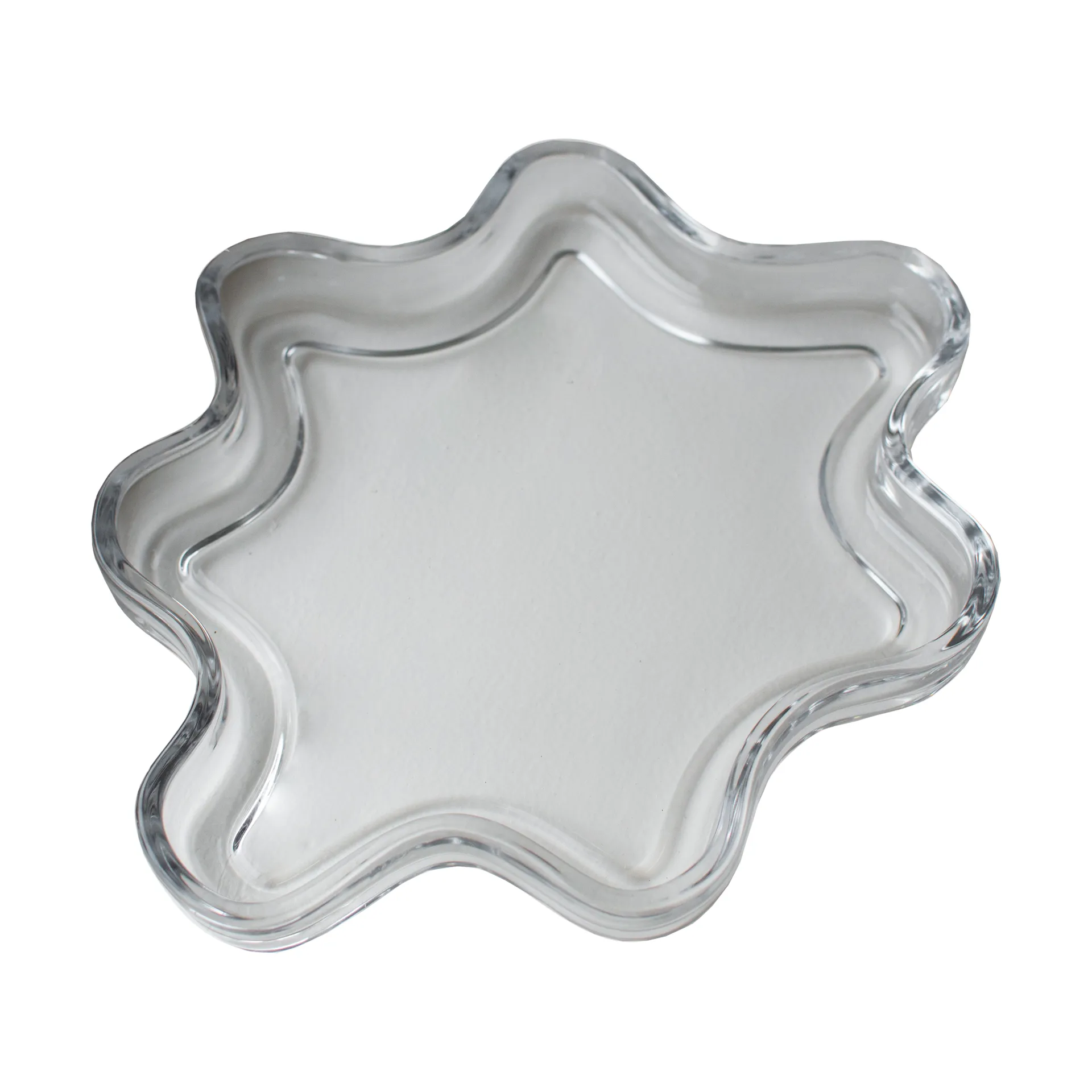 DBKD Plateau décoratif Filter Clear, Ø22x2 cm