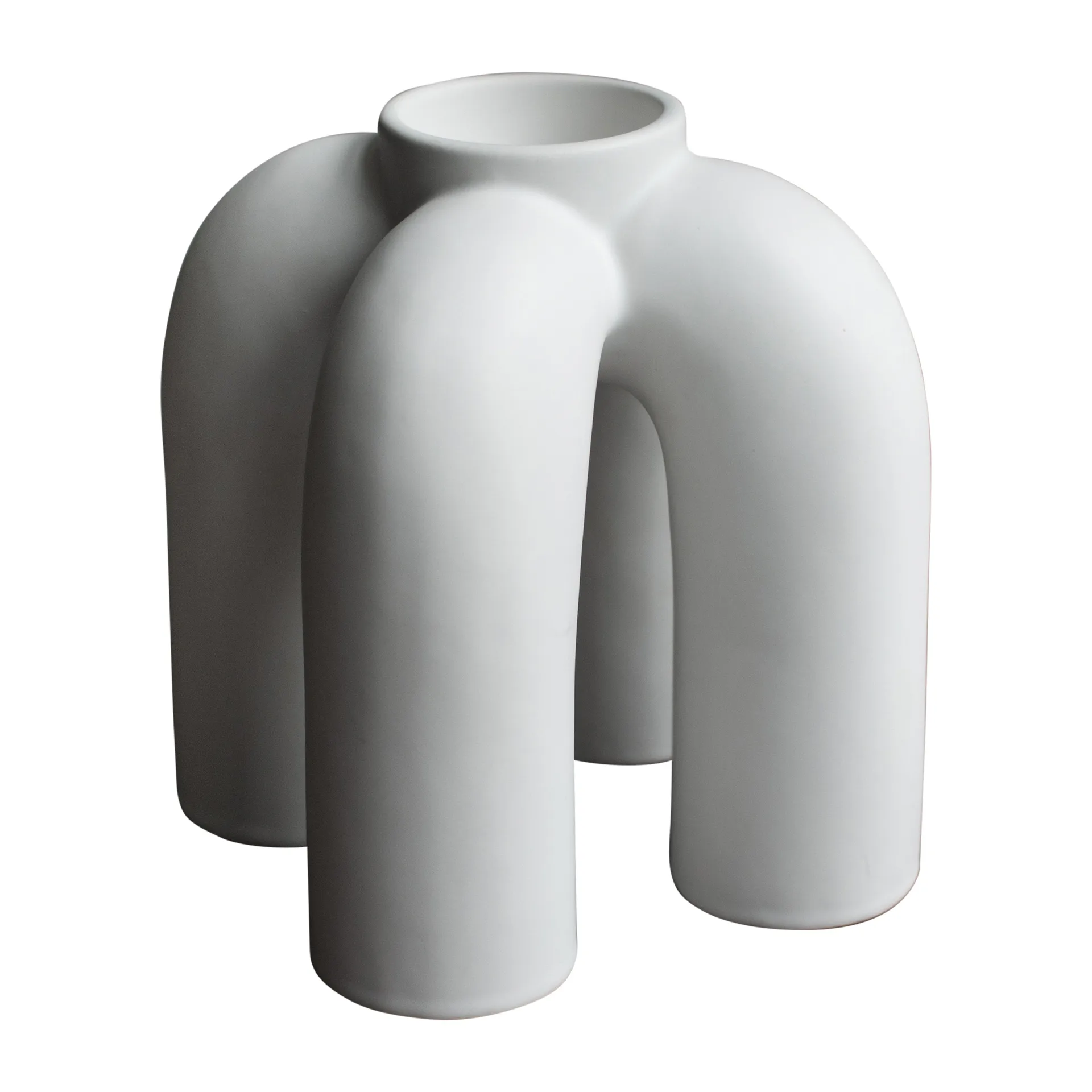 Porte-bougie à réchaud Rope 14x14 cm, Blanc DBKD