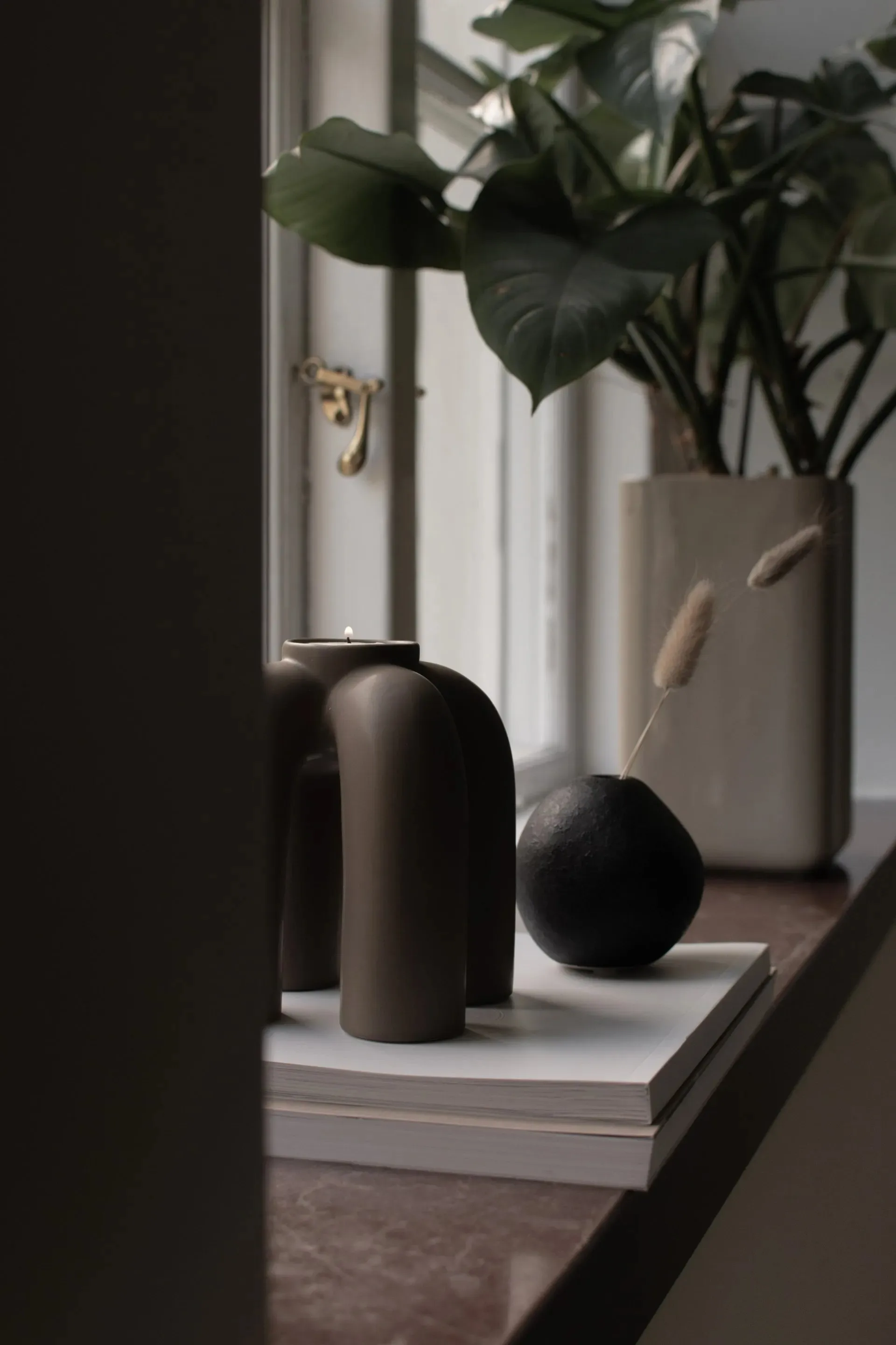 Porte-bougie à réchaud Rope 14x14 cm, Poussière DBKD