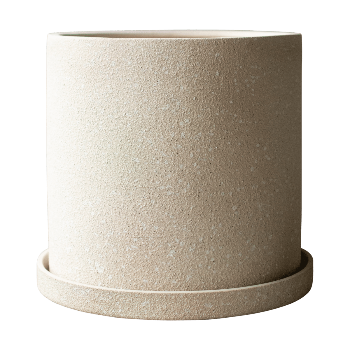 DBKD Pot Ø30 cm Grow avec soucoupe Crème structure
