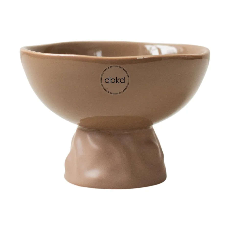Pot Base Irregular S Ø12 cm, Nougat DBKD