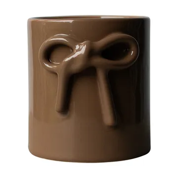 Pot Bow Ø11 cm - Shiny nougat - DBKD