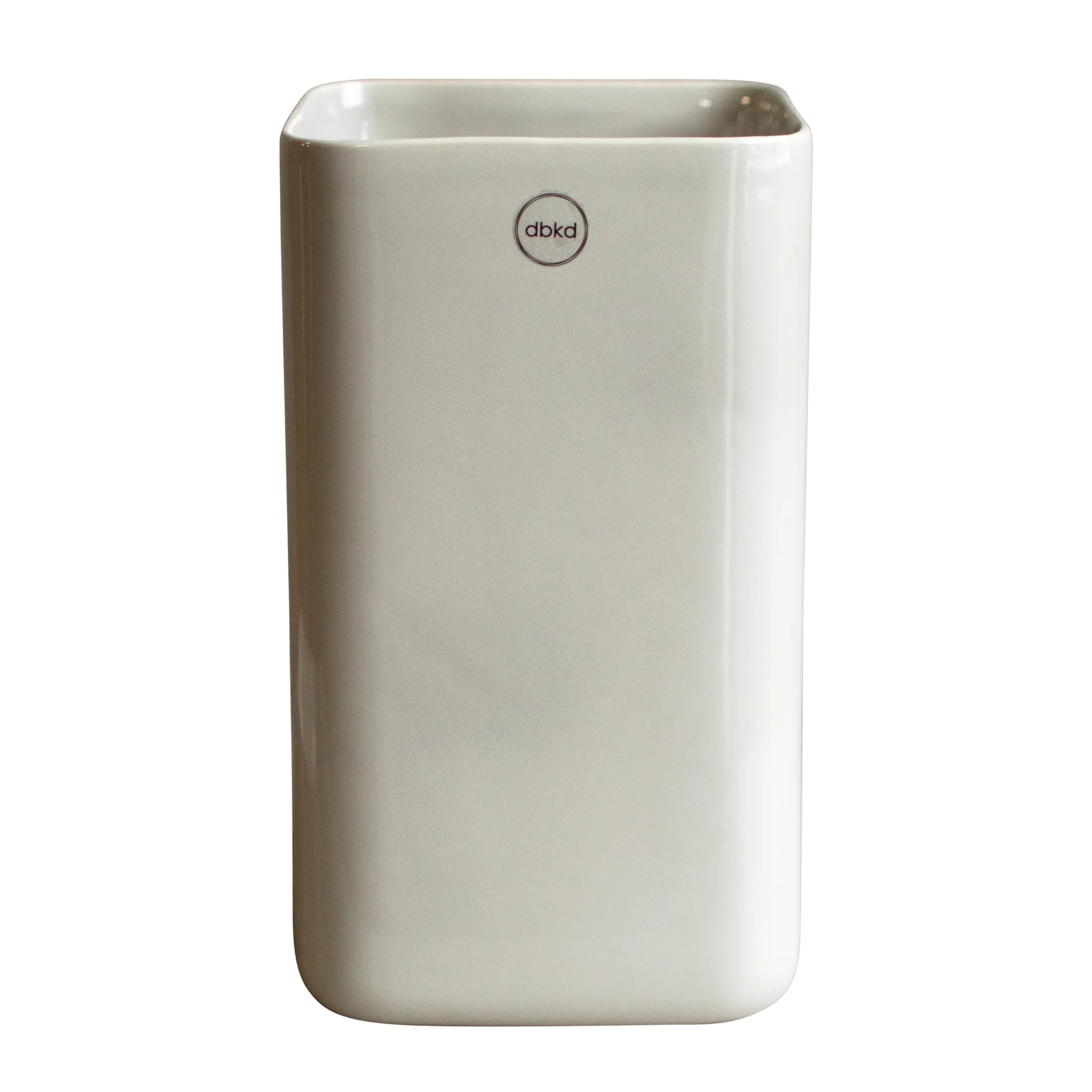 Pot Cube large Ø13 cm, Shiny mole DBKD