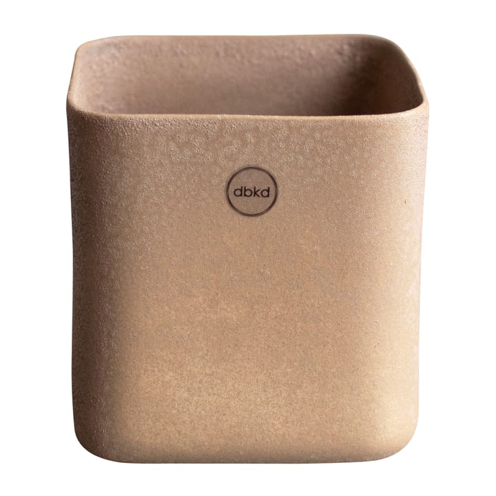 Pot Cube small Ø13 cm - Sable - DBKD