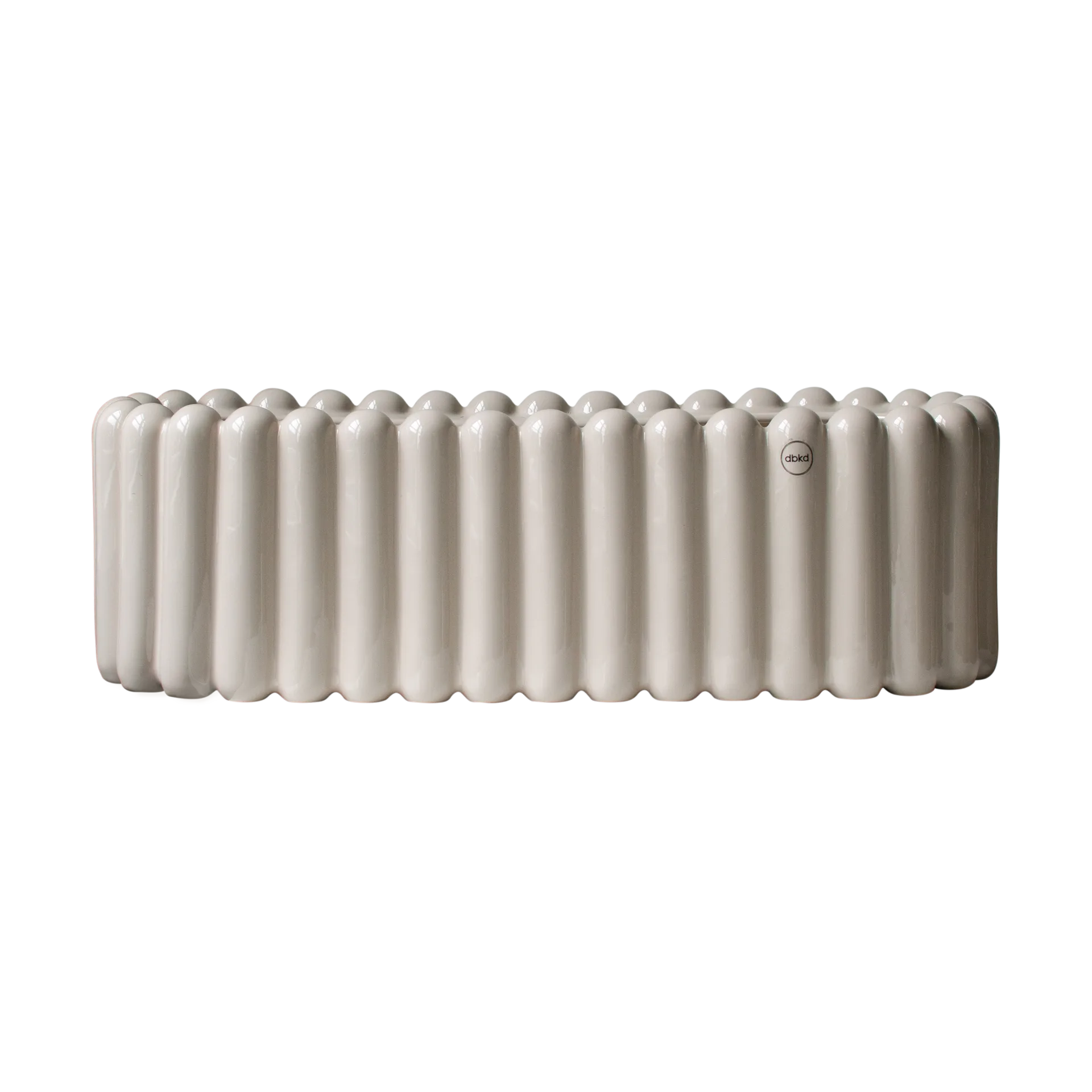 Pot de fleur Mist oval, Shiny mole DBKD