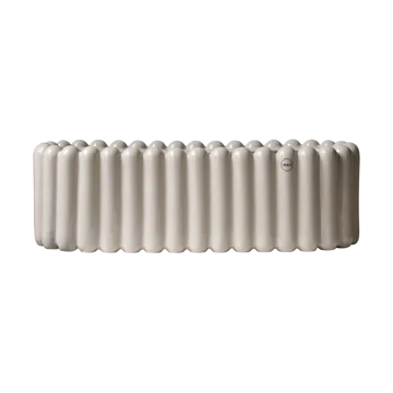 Pot de fleur Mist oval - Shiny mole - DBKD