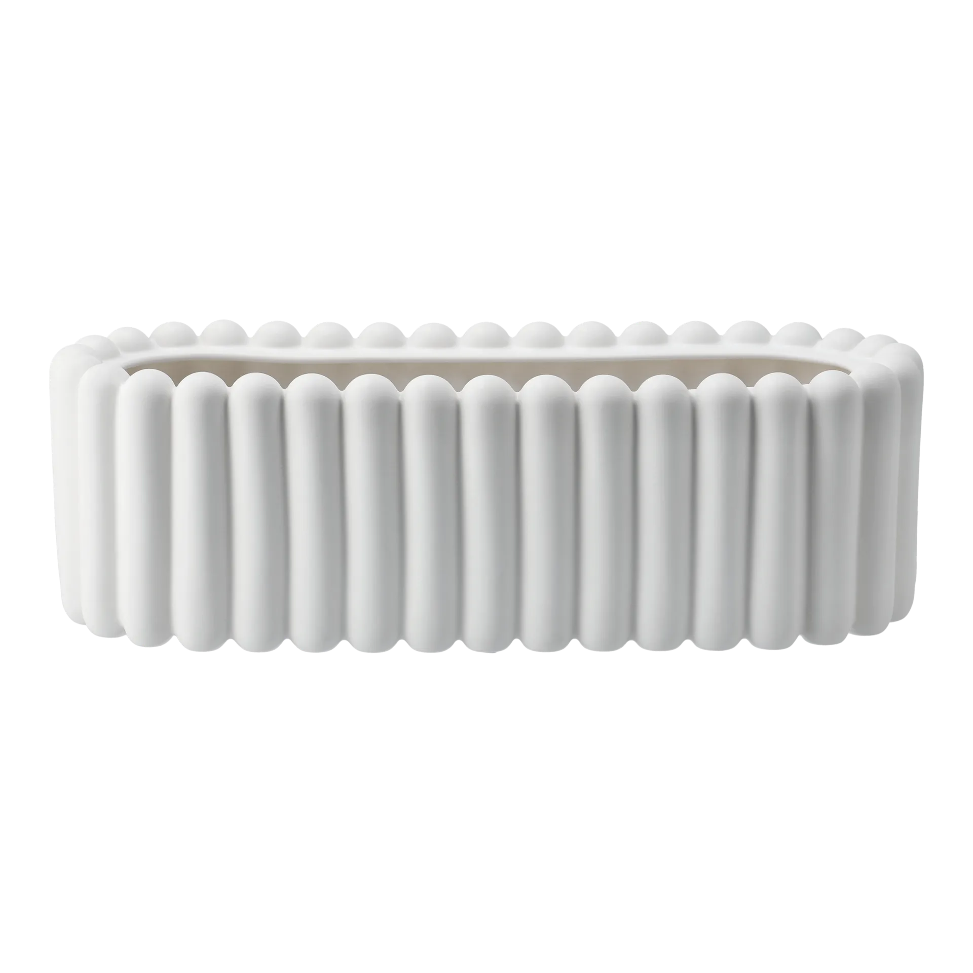 Pot de fleur Mist oval, White DBKD