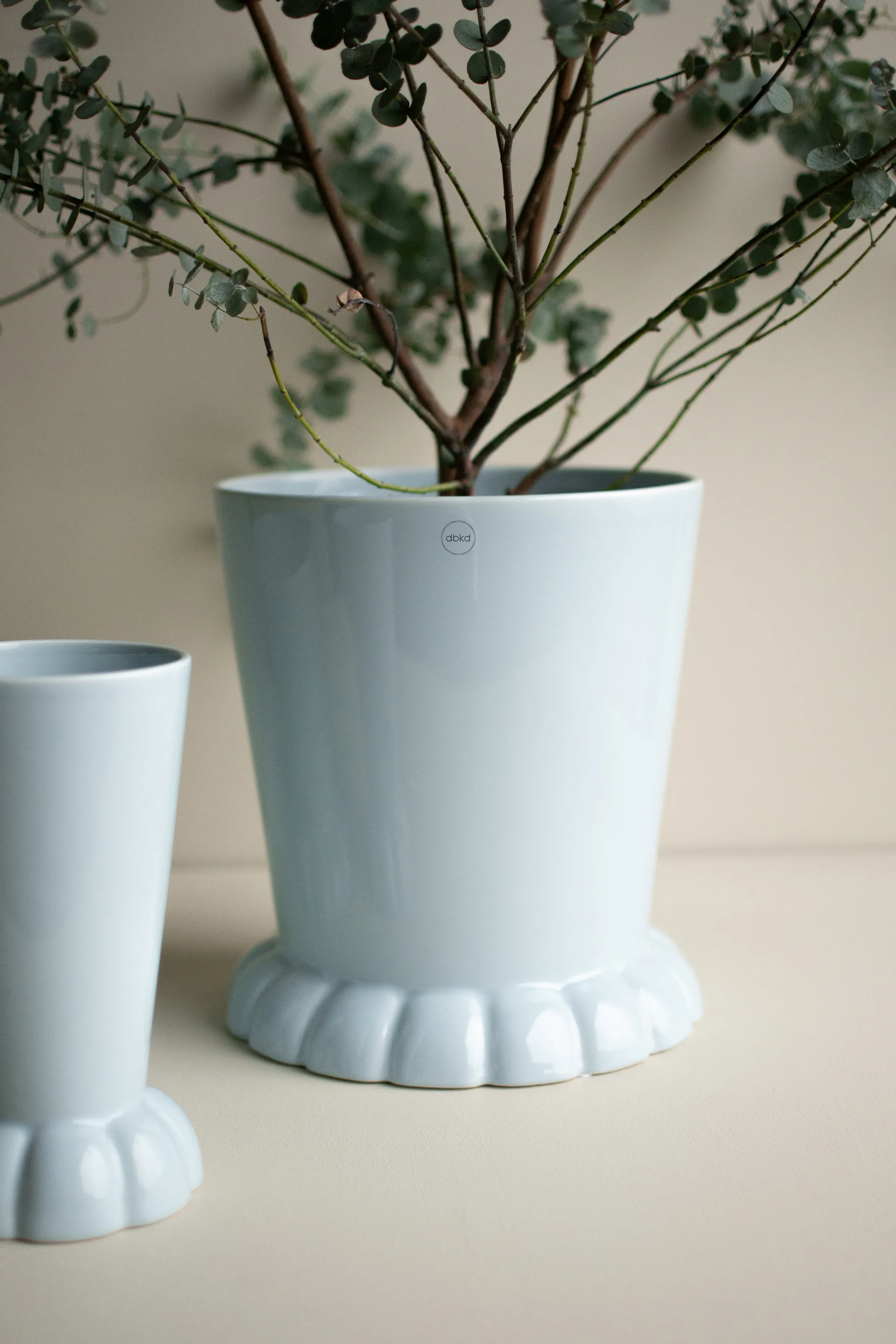 Pot Flora Ø25 cm, Bleu clair DBKD