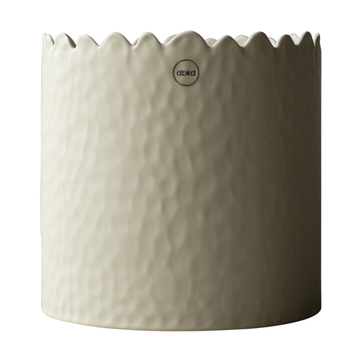 Pot Flowery Ø16 cm, Crème DBKD