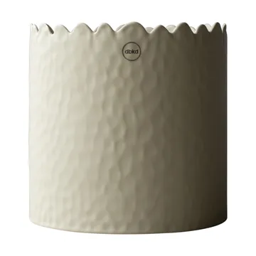 Pot Flowery Ø16 cm - Crème - DBKD