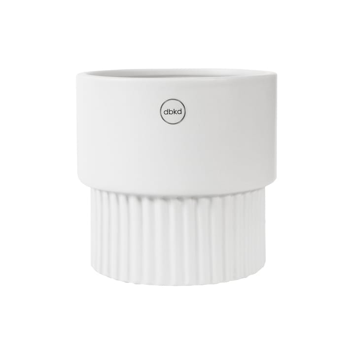Pot Front Ø16, White DBKD