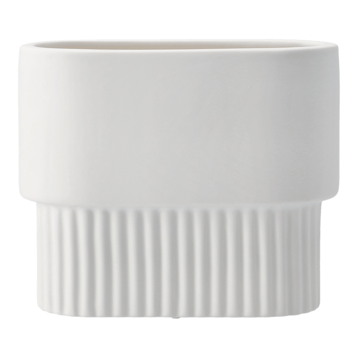 Pot Front oval bas - White - DBKD