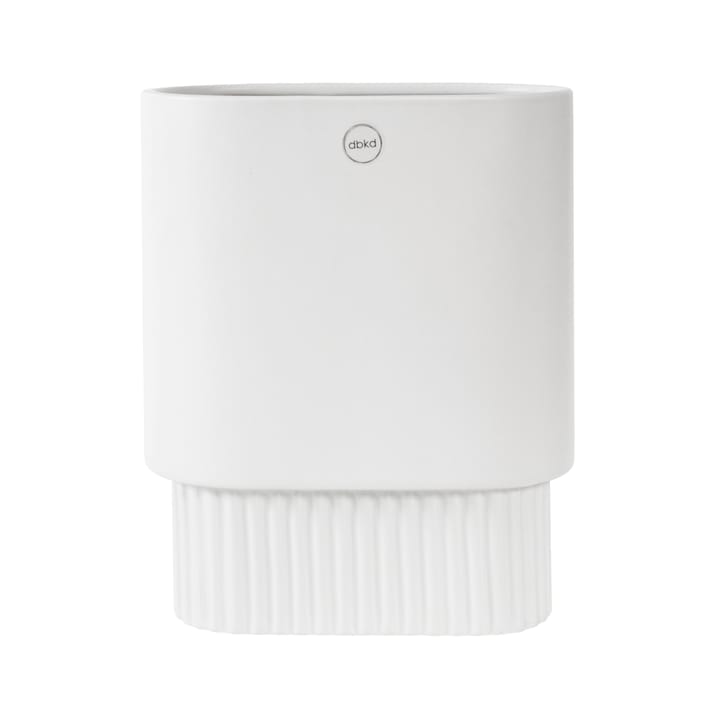 Pot Front oval haut - White - DBKD