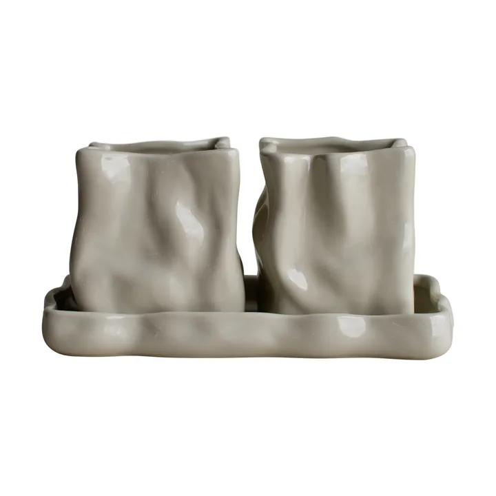 Pot Herb 3 pièces - Creme - DBKD