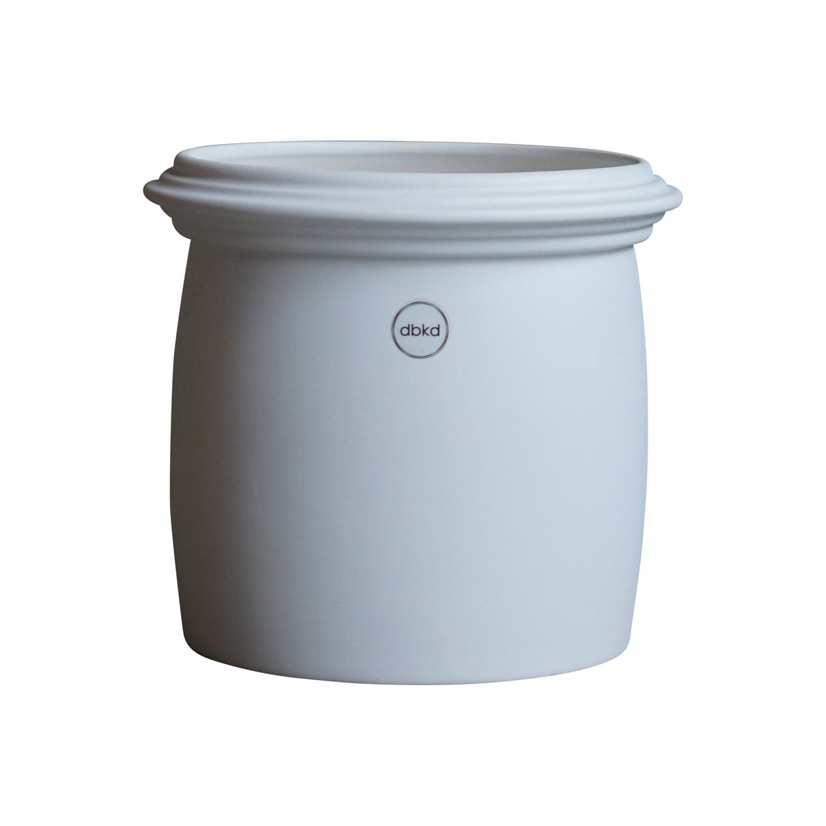 DBKD Pot Kruset blanc mat Small o18 cm | Design Scandinave | Cache-pots | Blanc