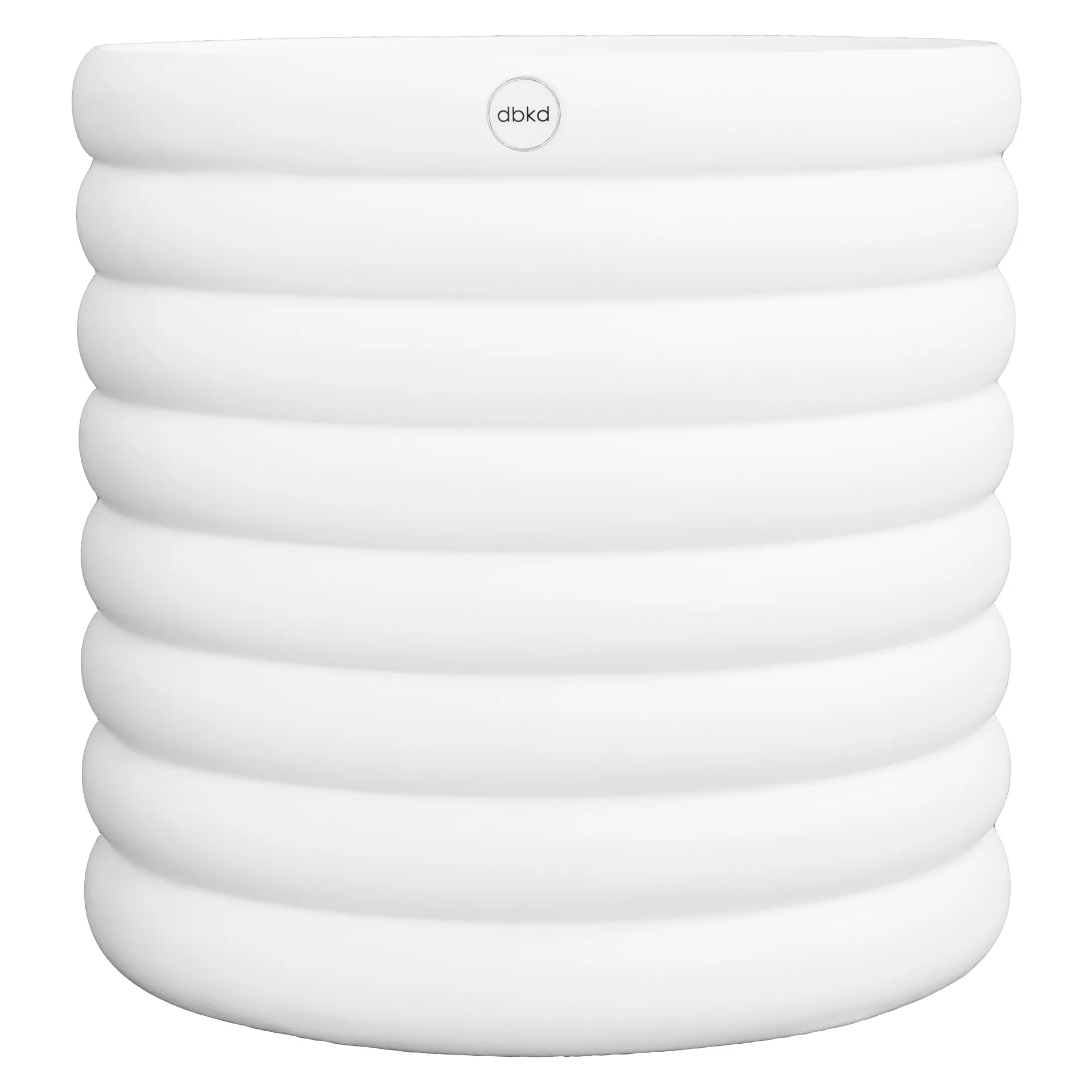 Pot Mud blanc, XL, Ø 27 cm DBKD