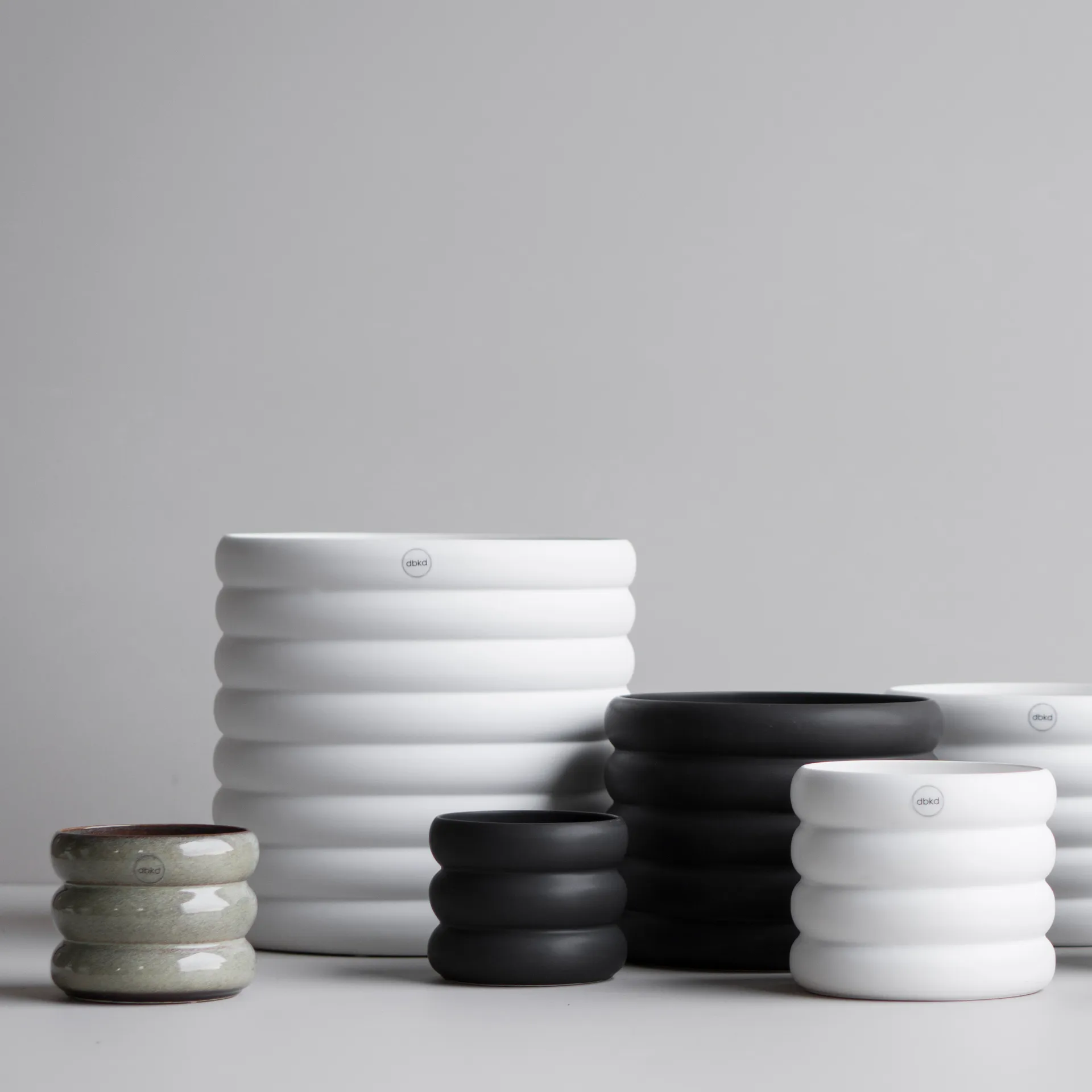 Pot Mud blanc, XL, Ø 27 cm DBKD