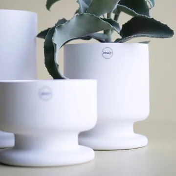 Pot Soft blanc Ø15 cm - Petit - DBKD